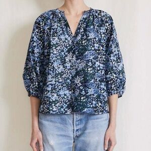 APIECE APART Mitte Floral Top Blouse Medium